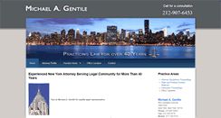 Desktop Screenshot of gentilelawoffice.com
